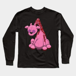 cute Pink Giraffe Long Sleeve T-Shirt